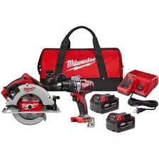 Milwaukee 2992-22 M18 18 Kit Combinado De Taladro Percutor I