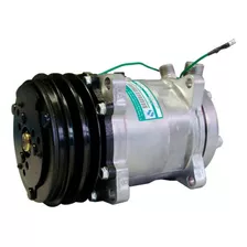 Compressor Ar Sanden Sd5s14 / 5h14 Polia 2a 24v Caminhão Van