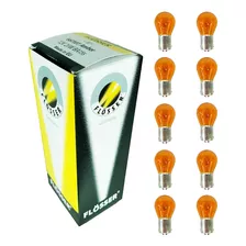 Ampolleta Amber 1 Contac. P/pareja 12v 21w Bau15s Flosser