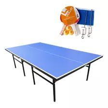 Mesa De Tenis Ping Pong Plegable Ruedar + Red Pelota Paleta