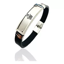 Pulsera Mano De Fatima Hombre Proteccion Acero Inoxidable