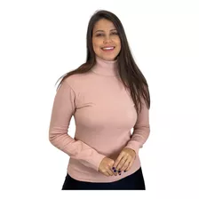 Cacharrel Blusa De Frio Trico Manga Longa Feminina Tricot 