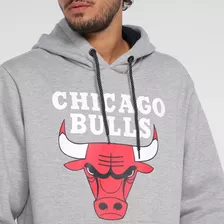 Moletom Nba Chicago Bulls Canguru Masculino - Mescla