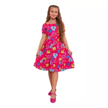 Vestido Infanto Juvenil Menina Festa Mini Diva Varias Cores