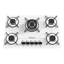 Fogão Cooktop Gás Chamalux Luana 5 Bocas Tripla Chama Branco 110v/220v