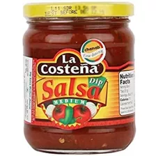 Molho De Tomate Mexicano La Costena Dip Salsa Medium 453g