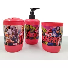 Set De Baño Avengers Original Marvel Hogar Decoración