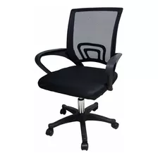 Silla De Escritorio Ergonómica Negra Con Tapizado De Mesh