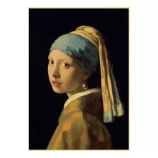 Poster Moça Brinco De Perolas Genérico Johannes Vermeer
