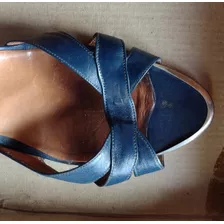 Sandalias Azules Vintage