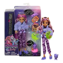 Boneca Monster High Clawdeen Creepover Party C/ Acessórios