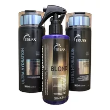 Truss Ultra Hydration Shampoo E Condicio 300ml + Blond 260ml