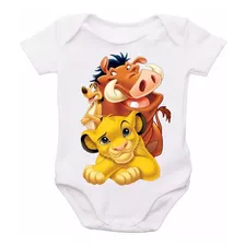 Roupa De Bebê Body Personalizado Simba R828