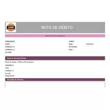 Planilha Nota Ou Fatura Para Pequena Empresa Em Excel - Ir10