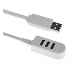 Hub 3 Puertos Tipo Mini Zapatilla 1,20 M Usb 2.4 Ma Pc