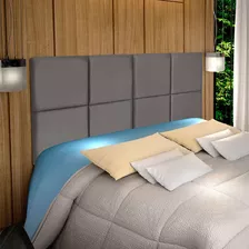 Cabeceira Painel Estofado Para Cama Casal Docelar 140 Cm