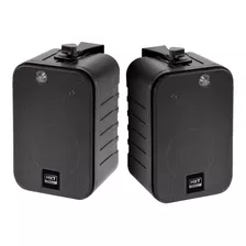 Caixas Som Para Ambiente 50w Rms Cada Mxt Branca Ou Preta Cor Preto