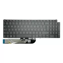 Teclado Notebook Dell Vostro 3501 3500 Cinza Retroiluminado