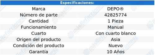 Faro Mitsubishi Lancer 2004 - 2007 Derecho Con Cuarto Xpo Foto 4