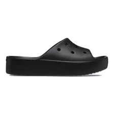 Sandália Crocs Classic Plataform Slide Black