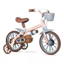 Bicicleta Infantil Aro 12 Antonella Baby Rosa 0051 - Nathor