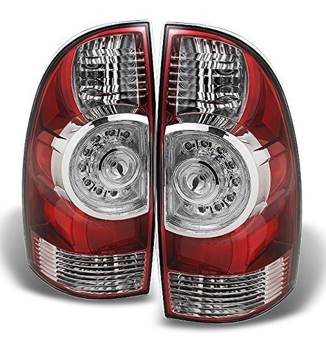 Luces Traseras - For ******* Toyota Tacoma Pickup Truck Red  Foto 2