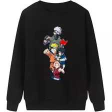 Blusa Moletom Gola Careca Masculino Naruto Itachi Kakashi 