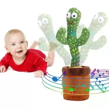 Juguete Muñeco Cactus Bailarín Recargable Imitador De Voz