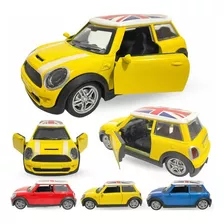 Miniatura Carrinho De Metal Mini Cooper Fricção Coleçao 1:32