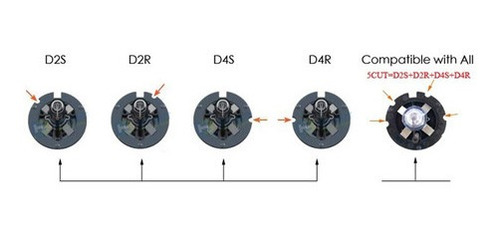 Pieza Foco Xenn Brilliantek D2s D2r D4s D4r 6000k Audi Bmw Foto 2