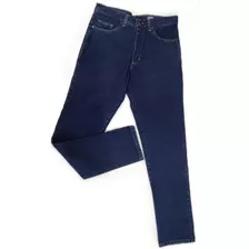 Jeans Clásico Hombre Azul Recto Rígido