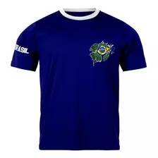 Camiseta Infantil Do Brasil Copa Do Mundo Otima Qualidade