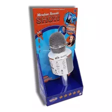 Microfone Karaokê Show Bluetooth Prata Toyng 36739
