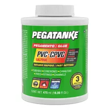 Pegamento Pegatanke Pvc-cpvc Ultra 475ml