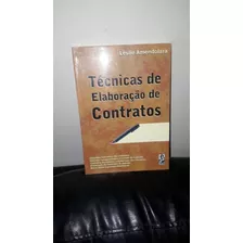 Livro - Técnicas De Elaboração De Contratos - L. Amendolara 