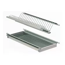 Secador De Loza 86x22cm Inoxidable Para Mueble De Cocina