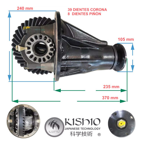 Diferencial Trasero Nuevo Toyota Pickup 22r 4x4 1980-1995 Foto 2