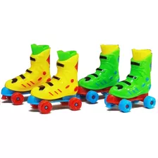 Conjunto Mini Maple Ice Skates/patins De Roller Para Meninos