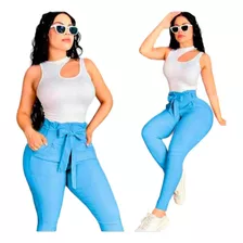 Pantalon De Dama Moño Ala Cintura