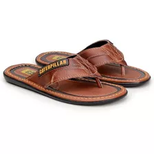 Chinelo Couro Sandalia Em Tiras Masculino