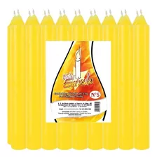 Kit Econômico Nº05 Com 40 Velas - Amarela