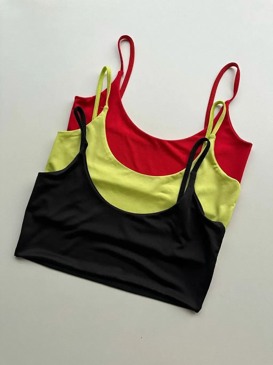 Pack X3 Crop Top De Noche Basico