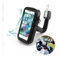 Suporte Capinha Capa Celular Gps Prova Dágua 6,5'' Moto Bike