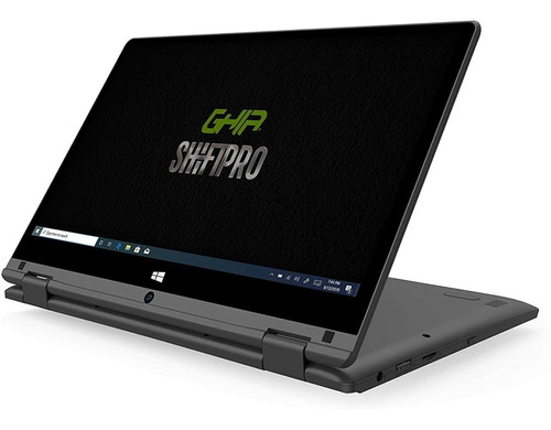 Laptop Ghia Shift Pro 10.1", solid gray, 2 en 1, Pantalla Táctil, con 64GB y 4GB de RAM + Regalos - Ecart
