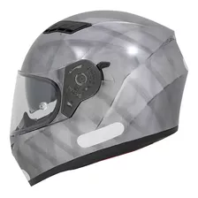 Capacete Shiro Sh-600 Cromado Escovado