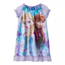 Vestido Pijama Frozen Ana Y Elsa Para Niñas De Disney