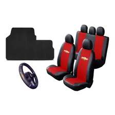 Kit Capa Couro Banco Tapete Volante Gm Corsa: 1994 A 2014