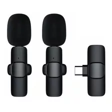 Microfone Lapela Tipo C Sem Fio Compatível C/xiaomi