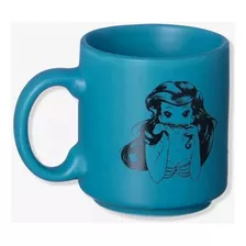 Caneca Mini Tina Disney Princesas Ariel 100 Ml Zona Criativa Cor Verde