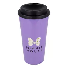 Vaso Cafe Cresko Minnie Mouse Doble Pared 520ml